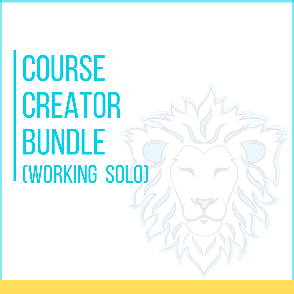 Course Creator Bundle (working solo)