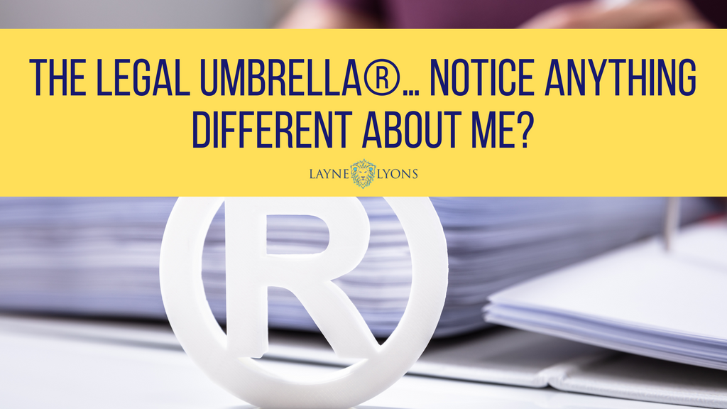Legal Umbrella®👈👀… Notice Anything Different About Me?
