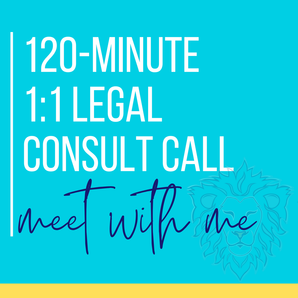 1:1 Legal Consult - 120 Minute Call