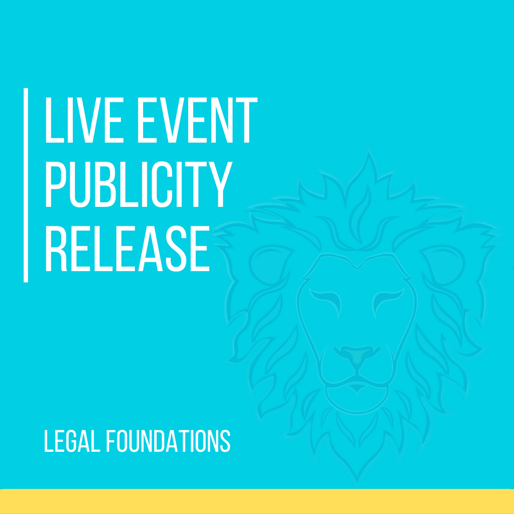 Live Event Publicity Release