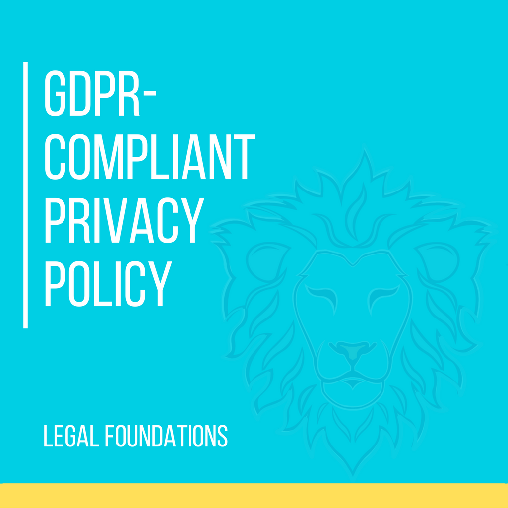 Privacy Policy Template Layne Lyons Inc