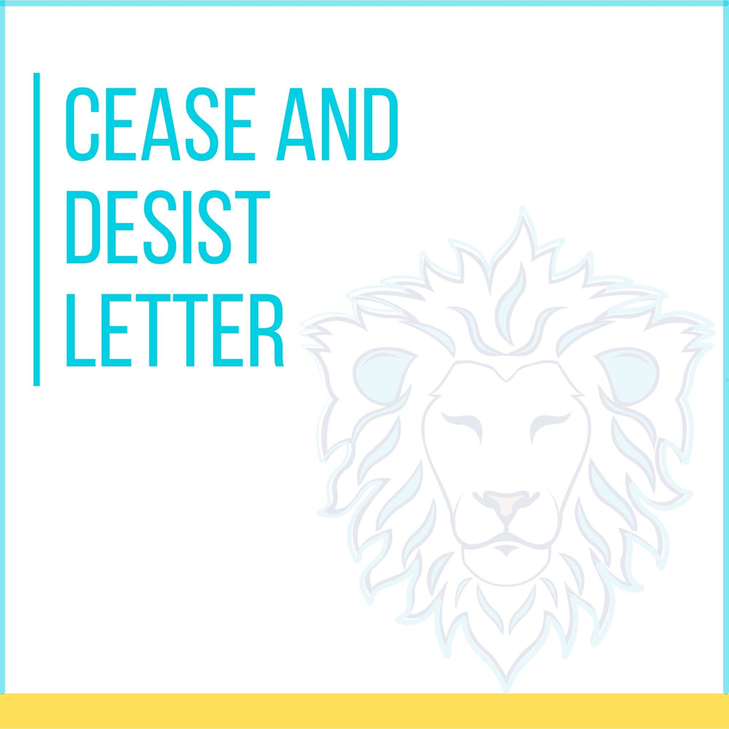 Cease and Desist Letter