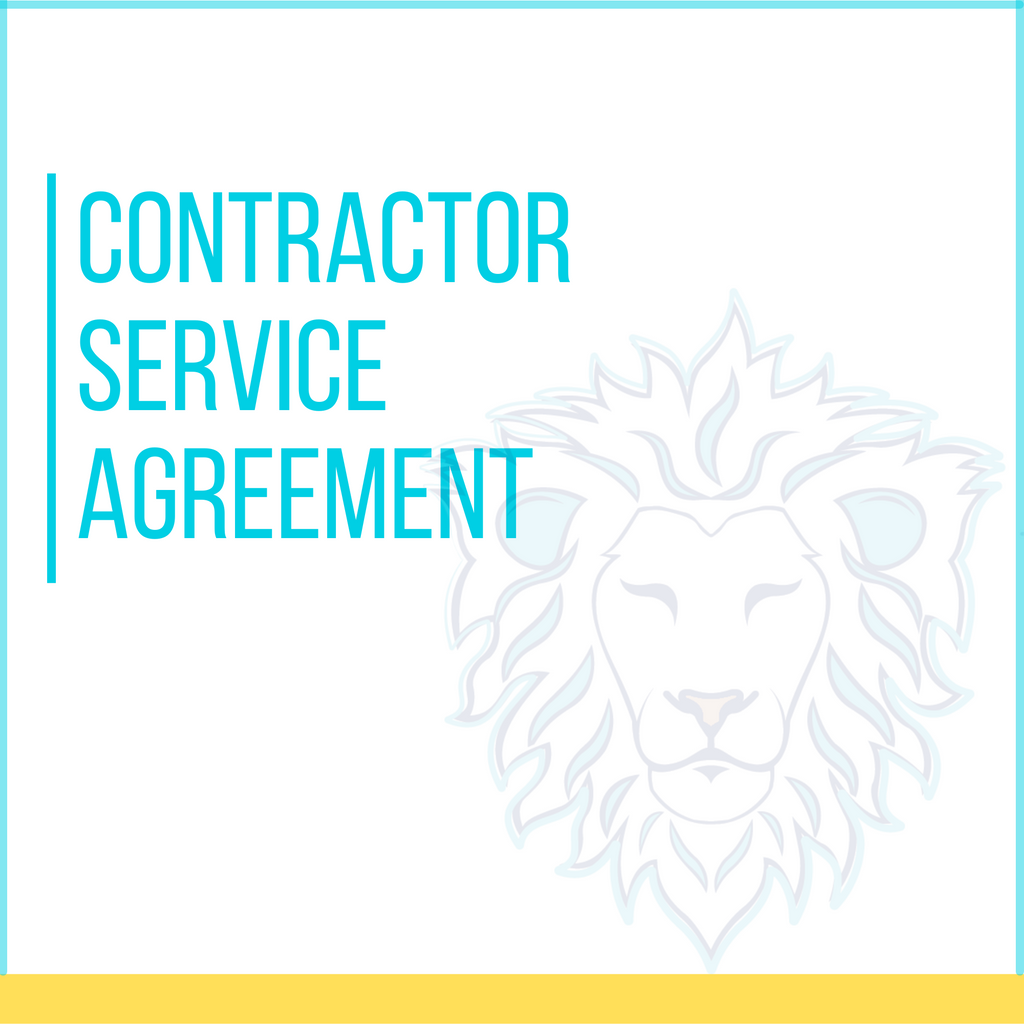 Contractor Service Agreement